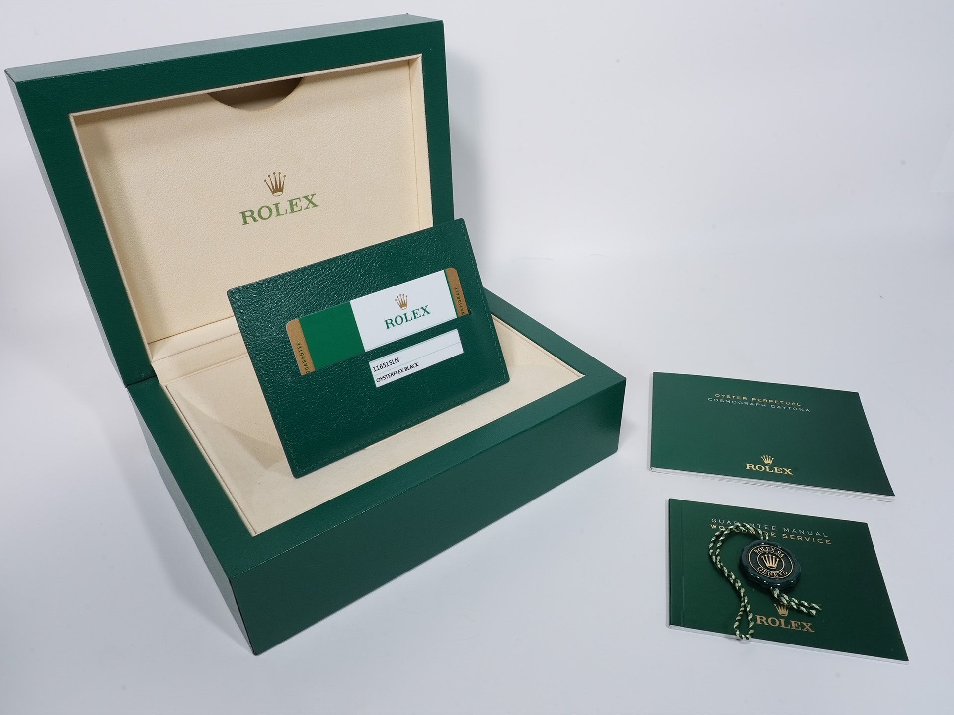 ROLEX Daytona Ref. 116515LN Everose Gold Ivory Dial Pre-Owned ie95ypco