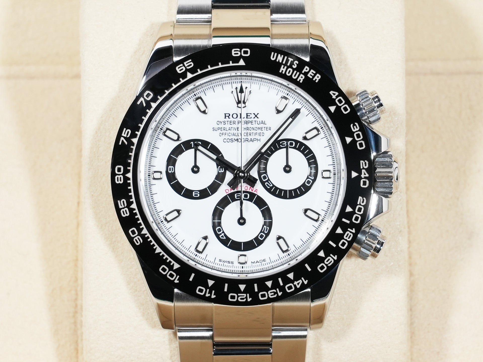 ロレックス デイトナ Ref.116500LN ステンレススチール ホワイト文字盤 美中古 d2ne8yfq