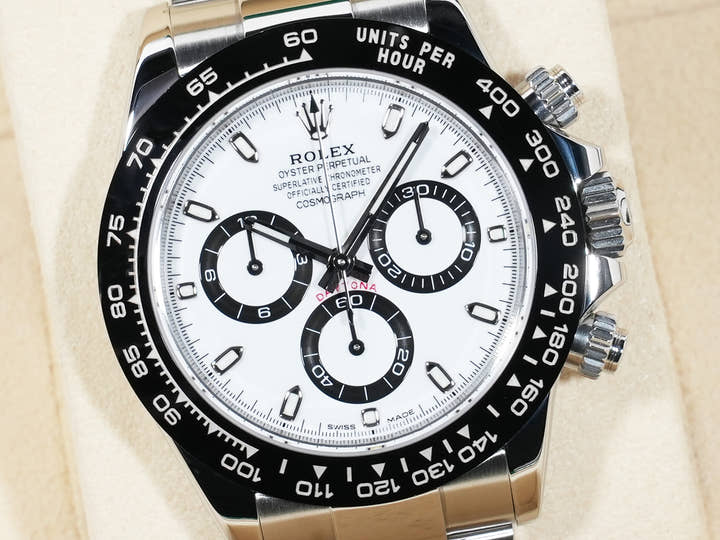 ROLEX Daytona Ref. 116500LN Stainless Steel White Dial Excellent Used Condition d2ne8yfq