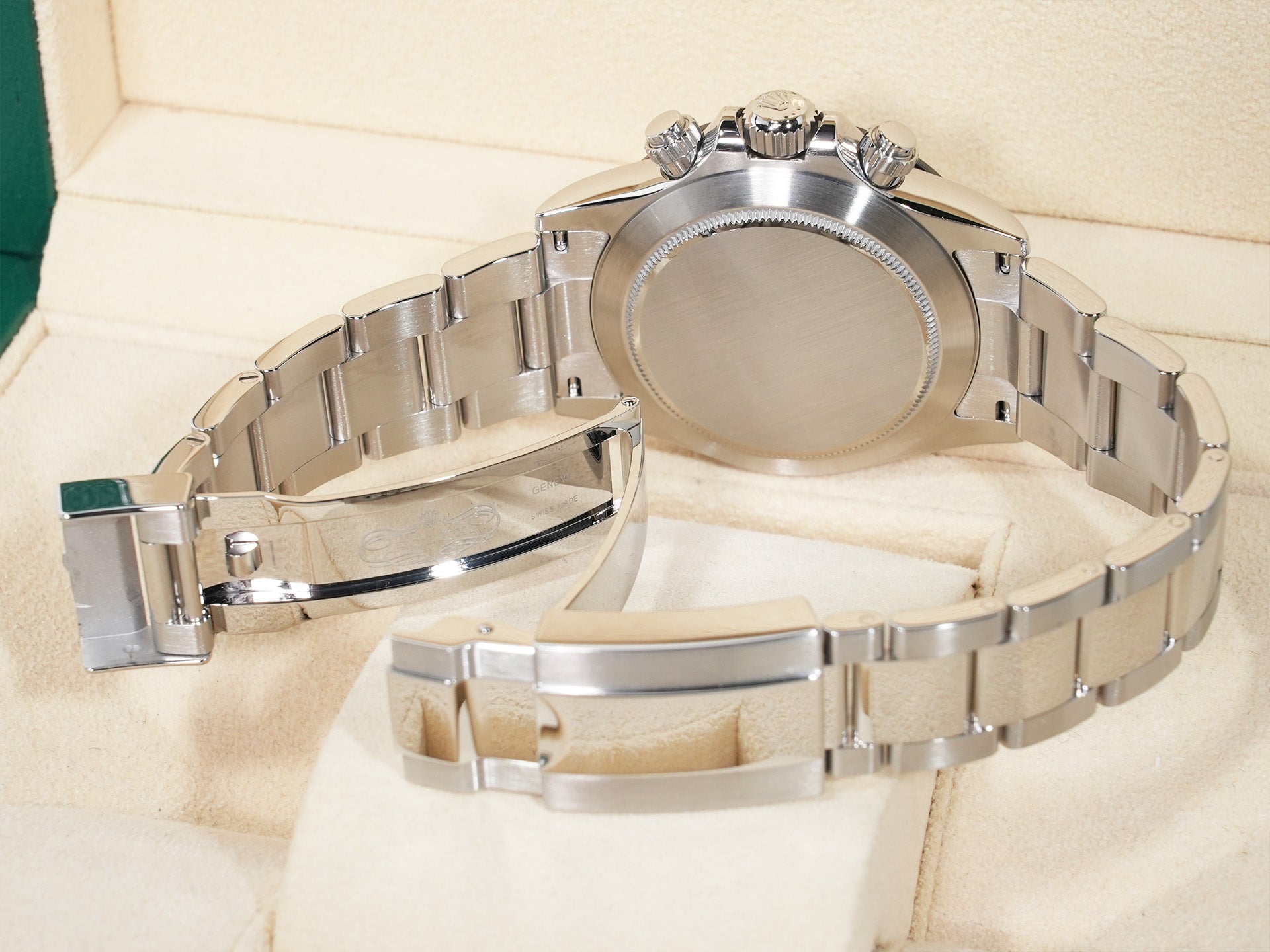 ROLEX Daytona Ref. 116500LN Stainless Steel White Dial Excellent Used Condition d2ne8yfq