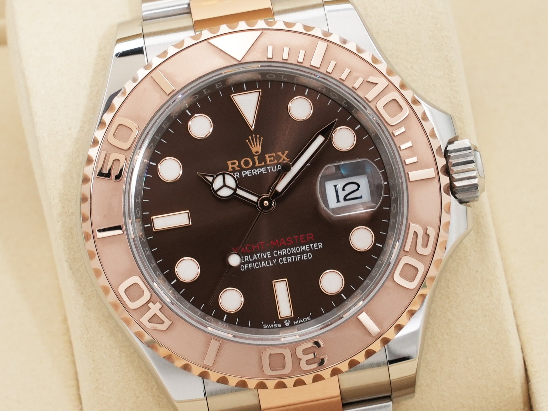 Rolex Yacht-Master 40 Ref.126621 Stainless Steel/Everose Gold Chocolate Dial Used bdwhgii7