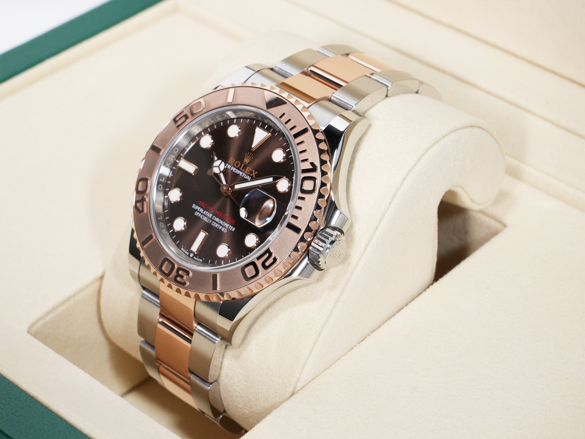 Rolex Yacht-Master 40 Ref.126621 Stainless Steel/Everose Gold Chocolate Dial Used bdwhgii7