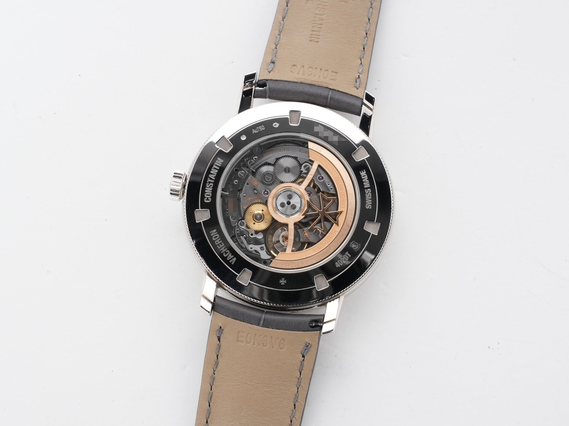 Vacheron Constantin Traditionnelle Complete Calendar Openface Ref. 4020T/000G-B655 White Gold Skeleton Dial Used w6intbgs