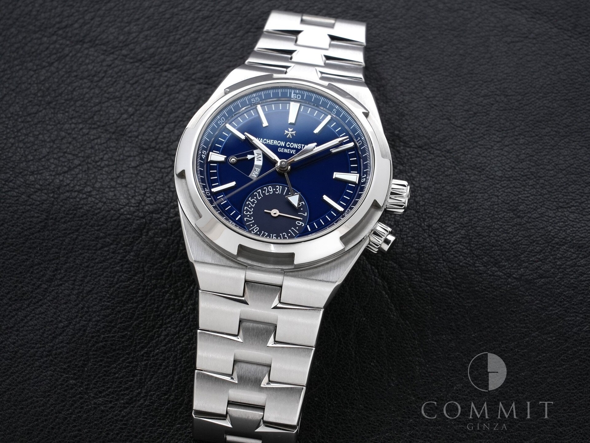 Vacheron Constantin Overseas Dual Time Ref. 7900V/110A-B334 Stainless Steel Blue Dial Used mjfsp6mi