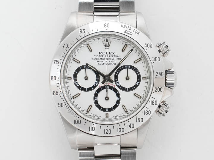 Rolex Daytona El Primero Ref. 16520 Stainless Steel White Dial Used m5meuvhe
