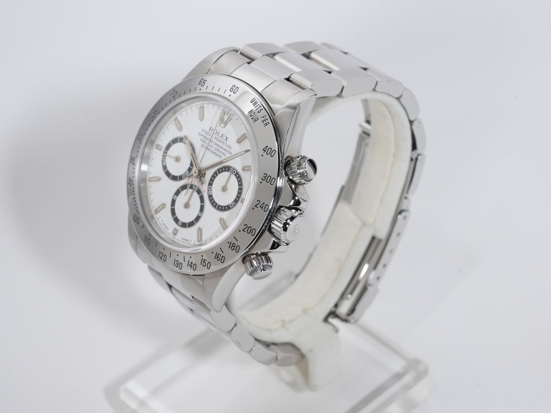 Rolex Daytona El Primero Ref. 16520 Stainless Steel White Dial Used m5meuvhe