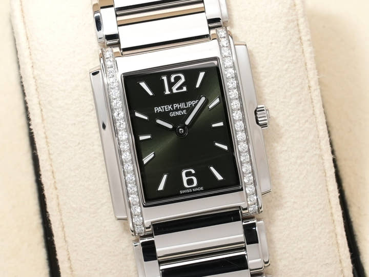 Patek Philippe Twenty-4 Ref.4910/1200A-011 Stainless Steel Olive Green Dial Used 4y78g2nn
