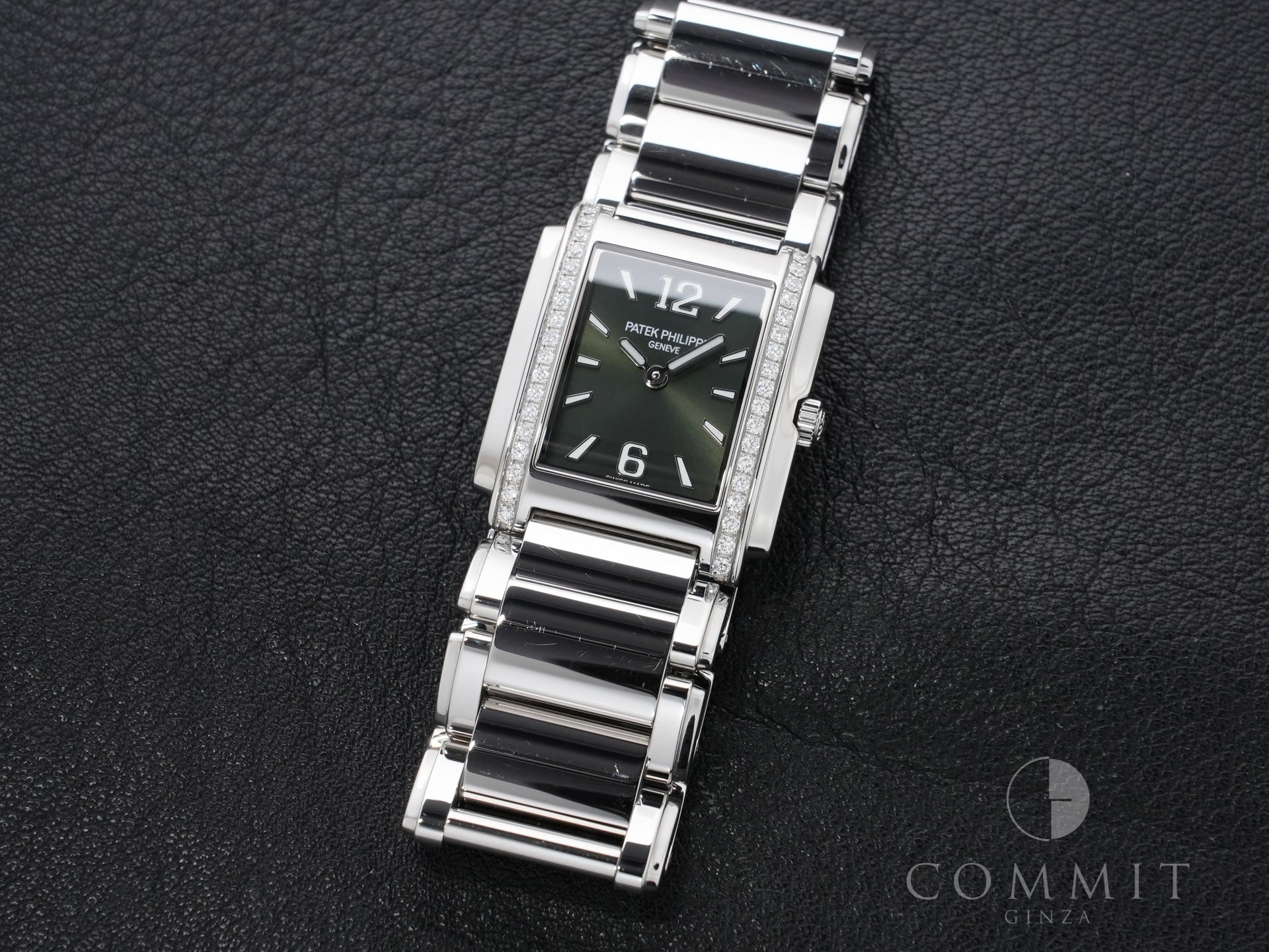 Patek Philippe Twenty-4 Ref.4910/1200A-011 Stainless Steel Olive Green Dial Used 4y78g2nn