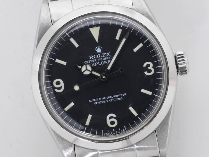 Rolex Explorer I Ref.1016 Stainless Steel Black Dial Used j5fduaua