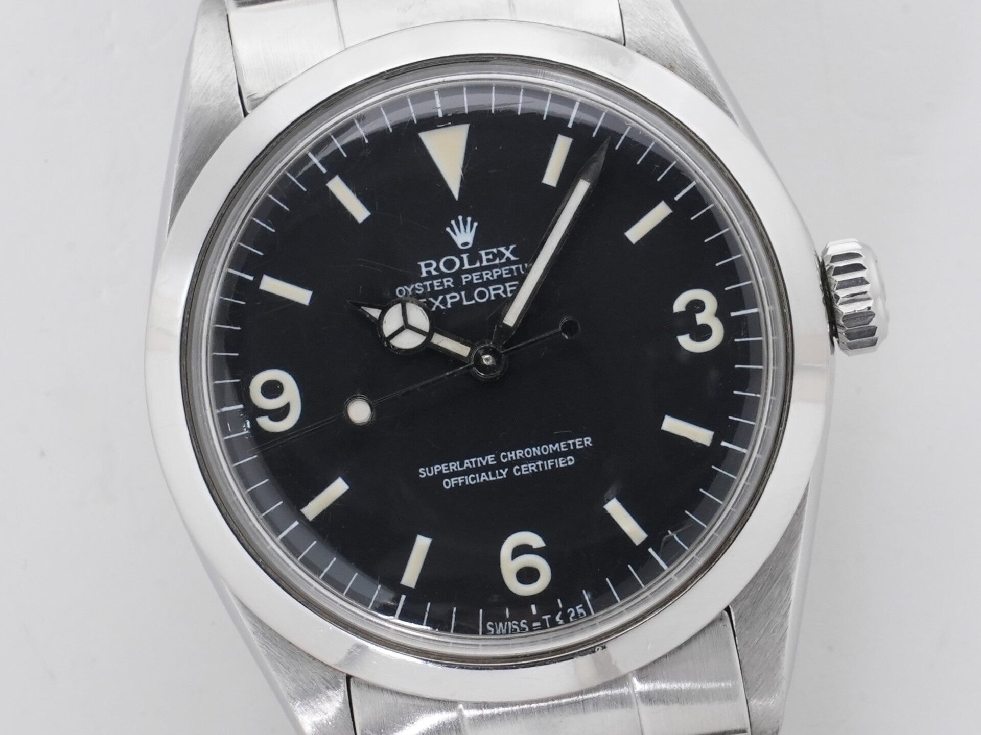 Rolex Explorer I Ref.1016 Stainless Steel Black Dial Used j5fduaua