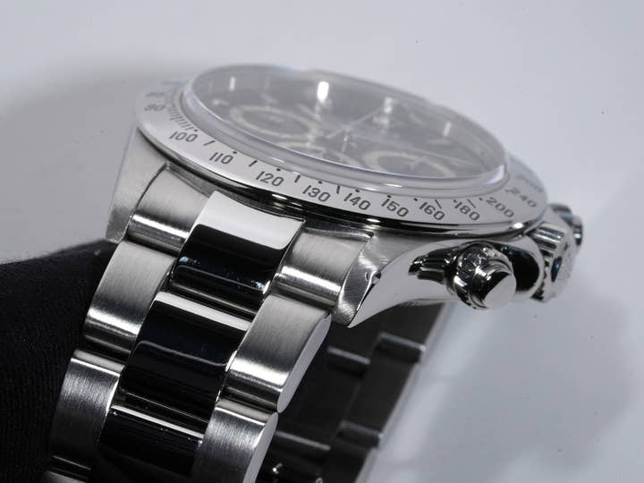 Rolex Daytona El Primero Ref. 16520 Stainless Steel Black Dial Used hnhfd9t6