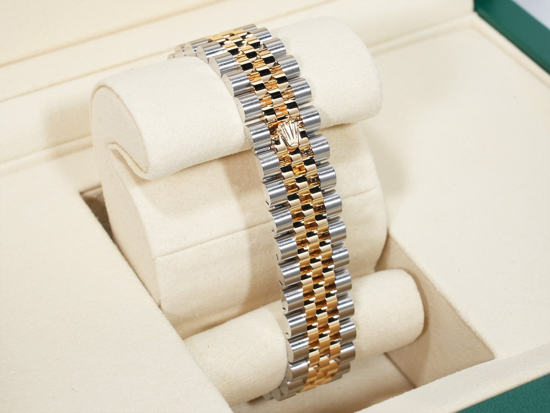 Rolex Datejust Ref. 278273 Stainless Steel/Yellow Gold Olive Green Dial Jubilee Bracelet Unused 6hcdapv3
