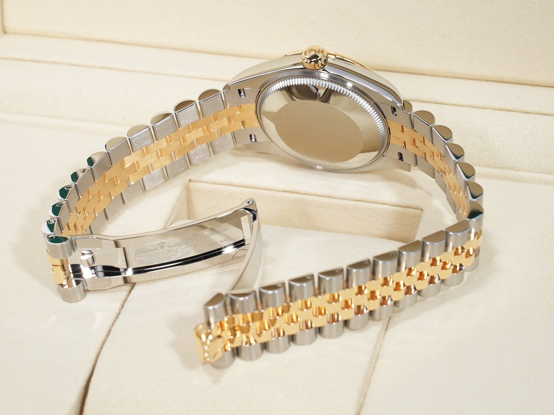 Rolex Datejust Ref. 278273 Stainless Steel/Yellow Gold Olive Green Dial Jubilee Bracelet Unused 6hcdapv3