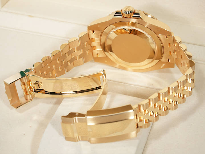Rolex GMT-Master II Ref.126718GRNR Yellow Gold Black Dial Jubilee Bracelet Unused d2jbe72e