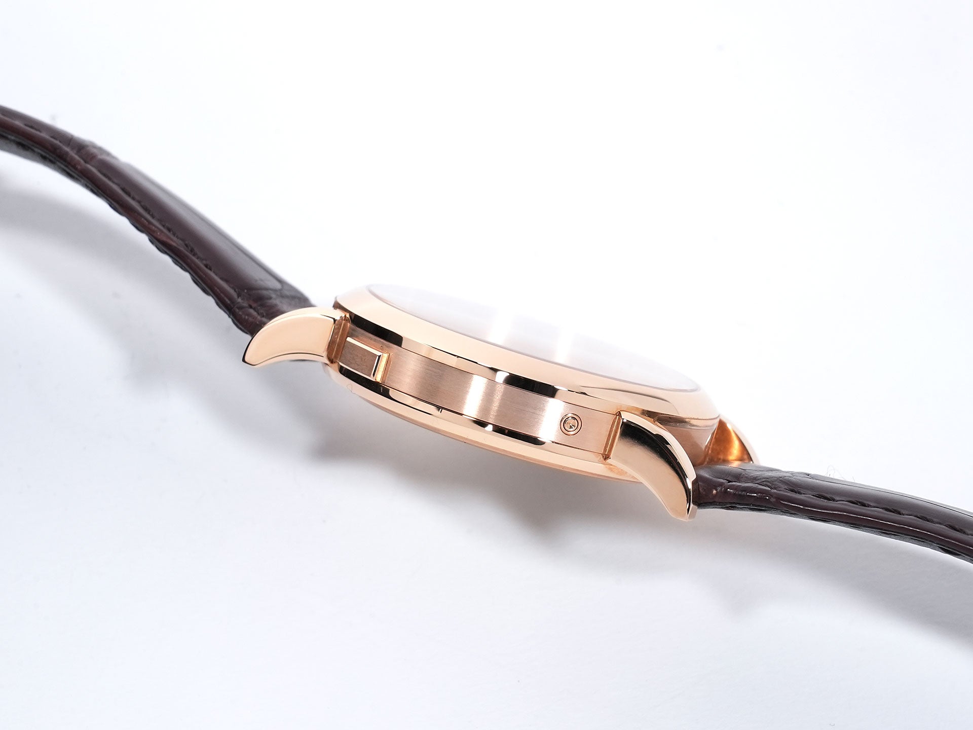 A. Lange & Söhne Lange 1 Moon Phase Ref. 192.032 Pink Gold Silver Dial Excellent Condition jhw2ijrg