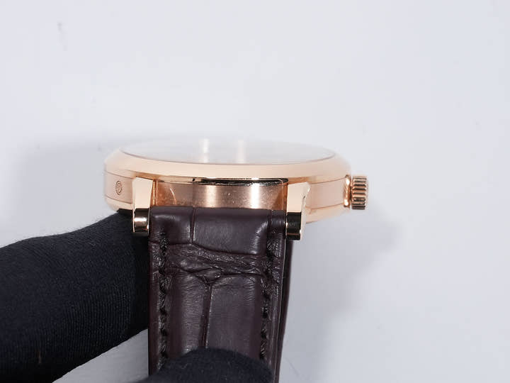 A. Lange & Söhne Lange 1 Moon Phase Ref. 192.032 Pink Gold Silver Dial Excellent Condition jhw2ijrg