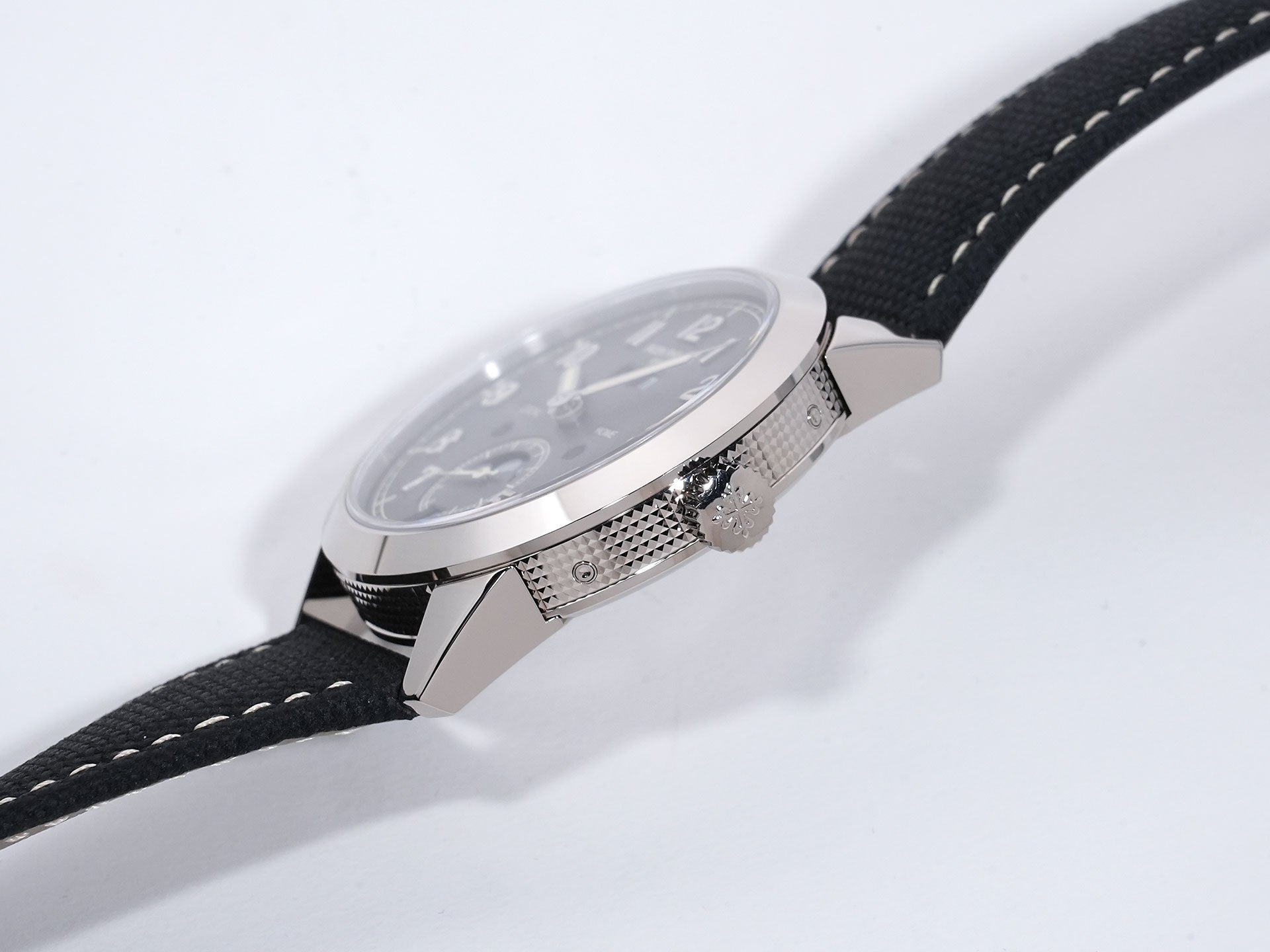 Patek Philippe Annual Calendar Travel Time Ref.5326G-001 White Gold Textured Anthracite Dial Excellent Condition h24ptads