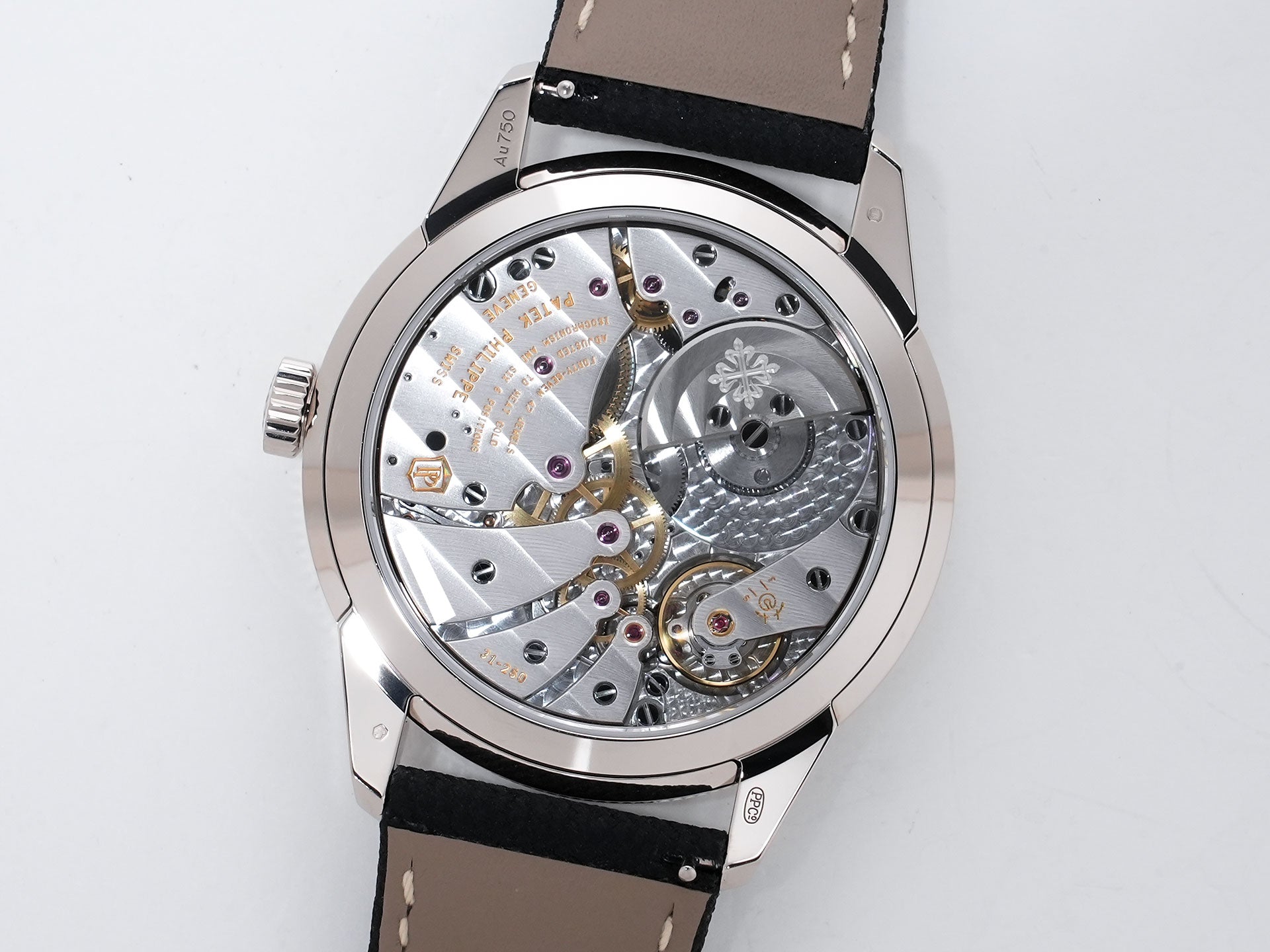 Patek Philippe Annual Calendar Travel Time Ref.5326G-001 White Gold Textured Anthracite Dial Excellent Condition h24ptads