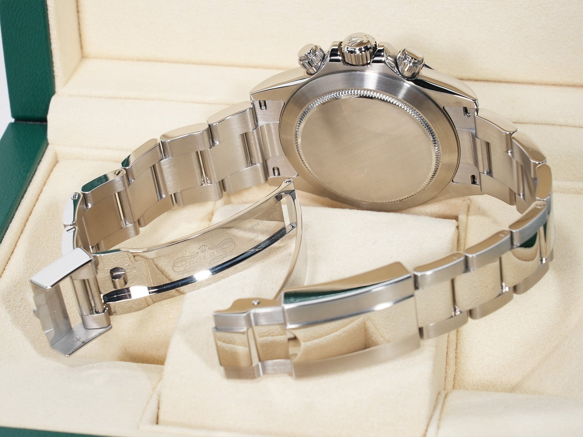 Rolex Daytona Ref. 116520 Stainless Steel Black Dial Excellent Condition rpswc7it