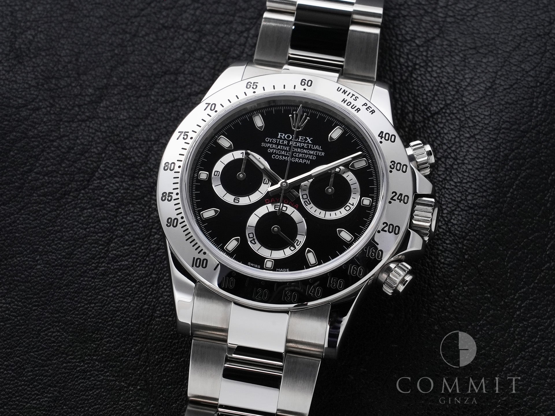 Rolex Daytona Ref. 116520 Stainless Steel Black Dial Excellent Condition rpswc7it