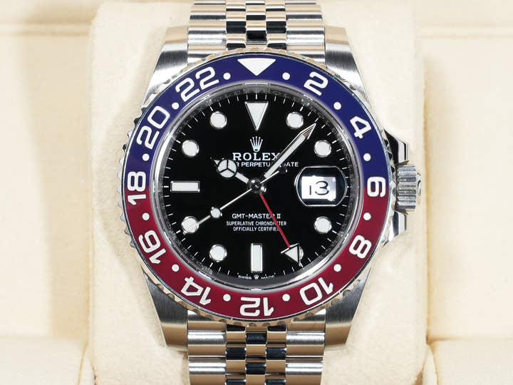 Rolex GMT-Master II Ref. 126710BLRO Stainless Steel Black Dial Jubilee Bracelet Excellent Condition qea8cgmz