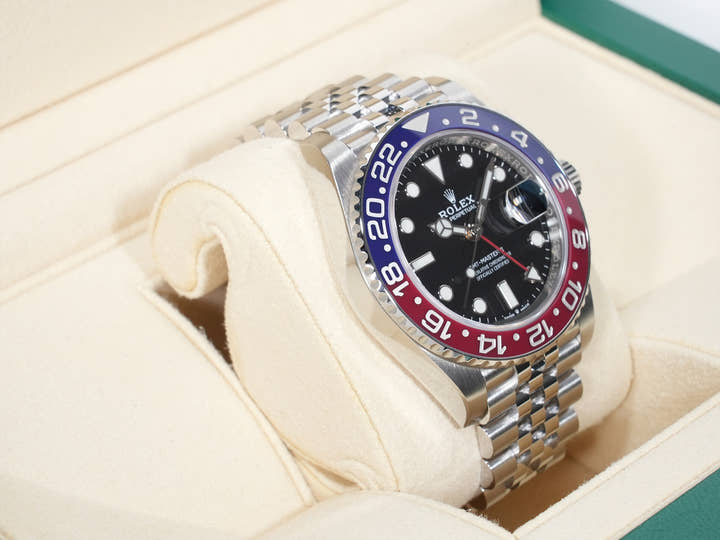 Rolex GMT-Master II Ref. 126710BLRO Stainless Steel Black Dial Jubilee Bracelet Excellent Condition qea8cgmz