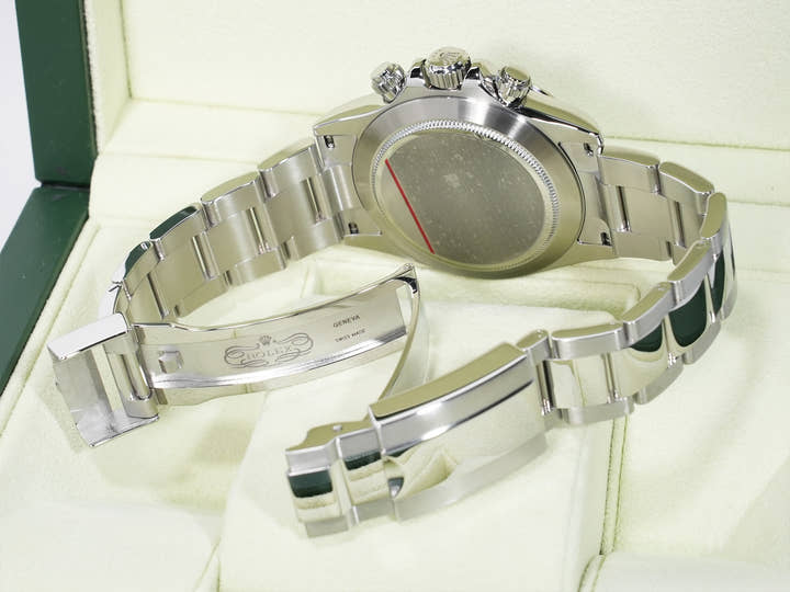 Rolex Daytona Ref. 116520 Stainless Steel Black Dial Excellent Condition gguga8gn