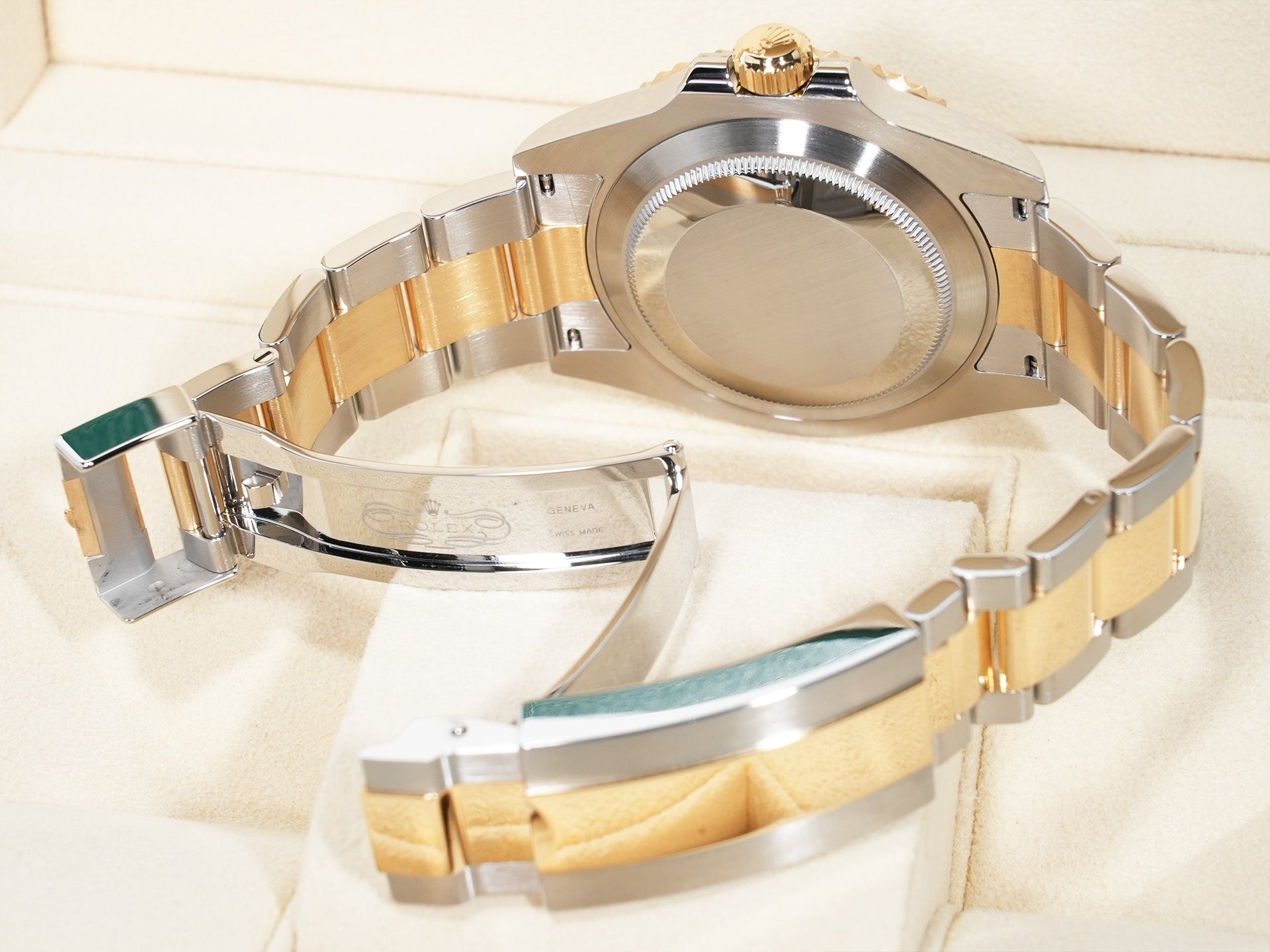ROLEX Submariner Date Ref. 126613LB Stainless Steel/Yellow Gold Blue Dial Excellent Condition uqgtcf86
