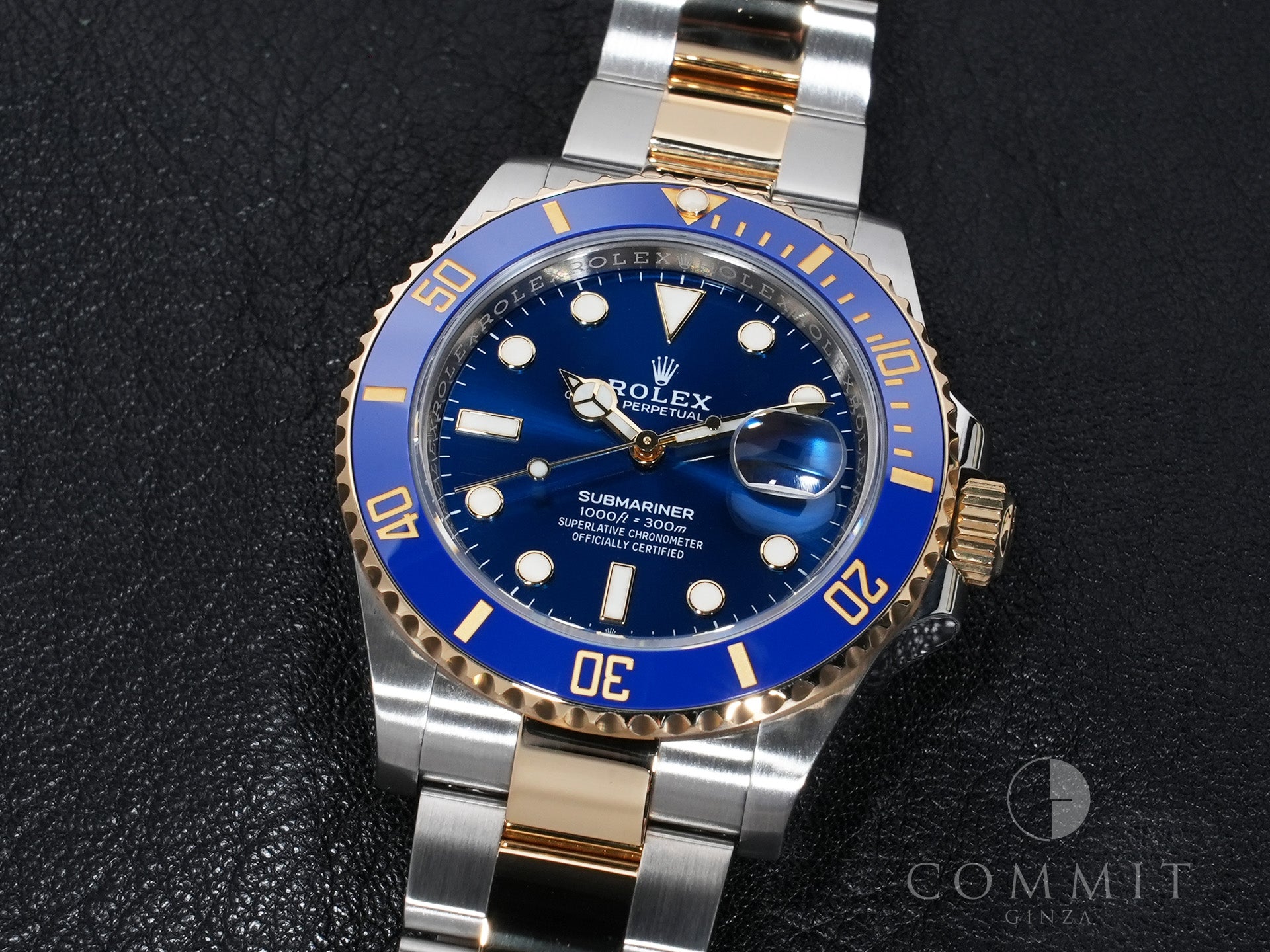 ROLEX Submariner Date Ref. 126613LB Stainless Steel/Yellow Gold Blue Dial Excellent Condition uqgtcf86
