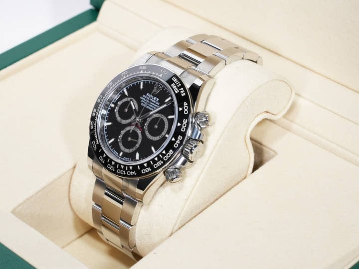 ROLEX Daytona Ref.126500LN Stainless Steel Black Dial Excellent Condition vdi6ysfm