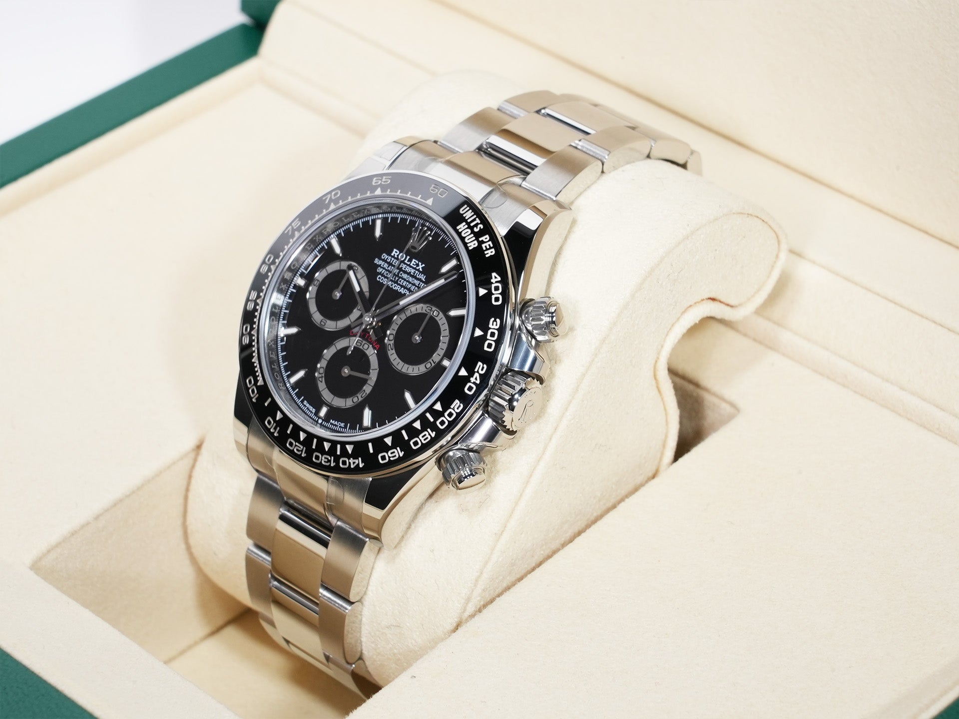 ROLEX Daytona Ref.126500LN Stainless Steel Black Dial Excellent Condition vdi6ysfm