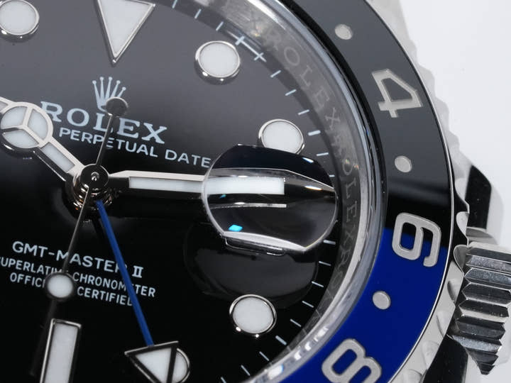 Rolex GMT-Master II Ref. 126710BLNR Stainless Steel Black Dial Oyster Bracelet Excellent Used c5nmf4cy