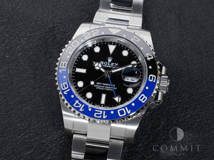 Rolex GMT-Master II Ref. 126710BLNR Stainless Steel Black Dial Oyster Bracelet Excellent Used c5nmf4cy