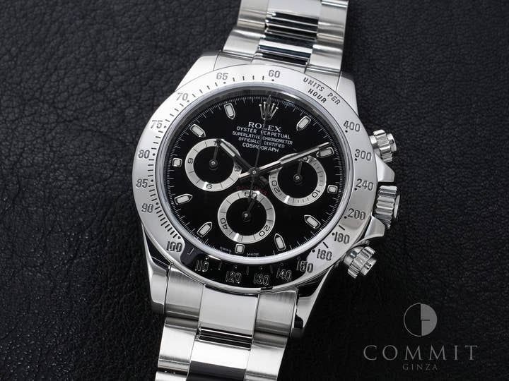 Rolex Daytona Ref. 116520 Stainless Steel Black Dial Excellent Used Condition e6xtedg8