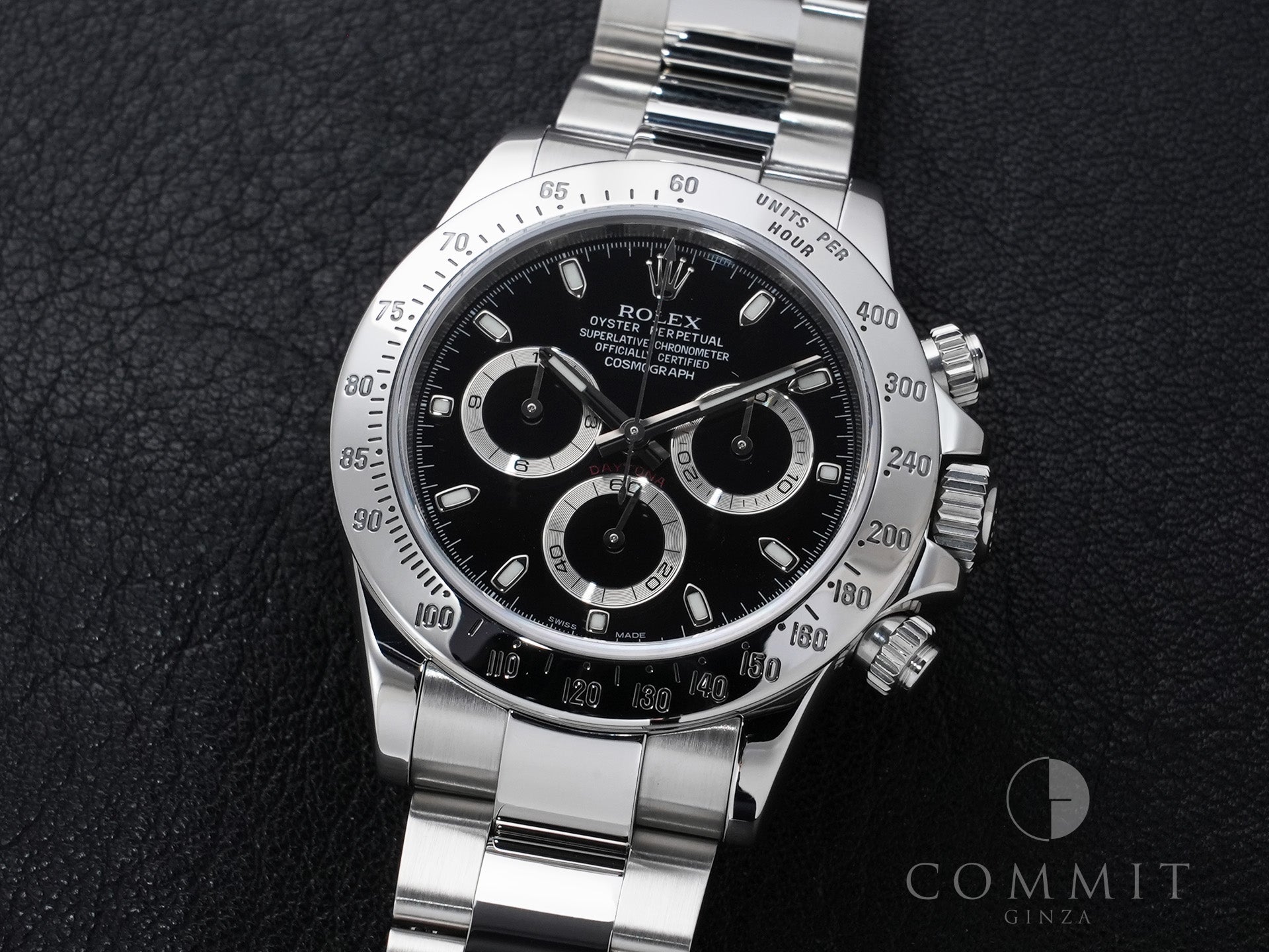 Rolex Daytona Ref. 116520 Stainless Steel Black Dial Excellent Used Condition e6xtedg8