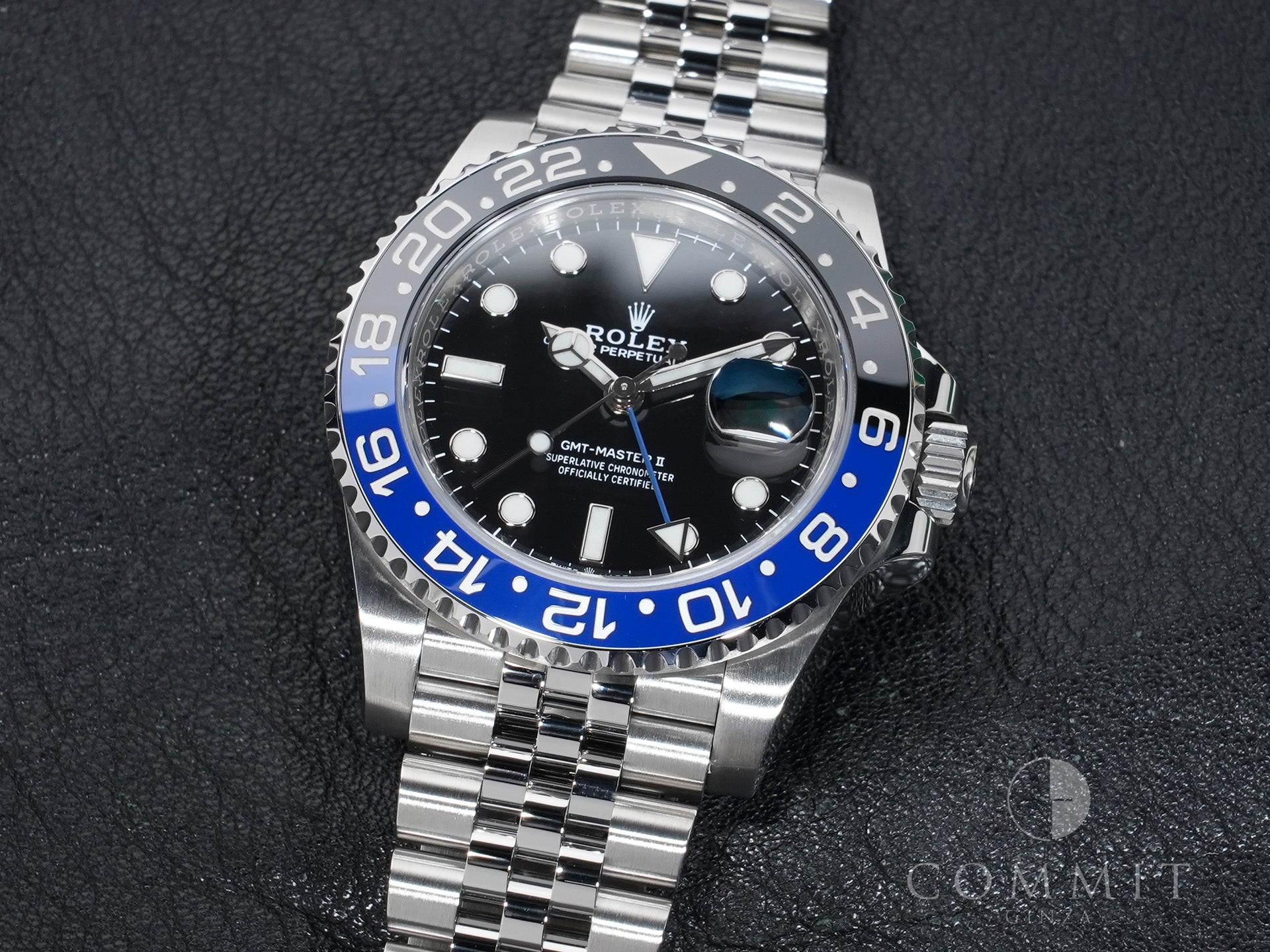 Rolex GMT-Master II Ref. 126710BLNR Stainless Steel Black Dial Jubilee Bracelet Excellent Condition mqfj8von
