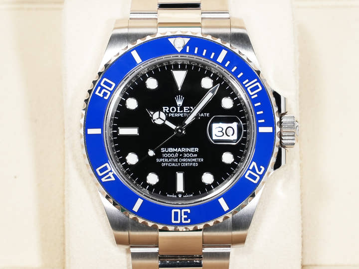 Rolex Submariner Date Ref. 126619LB White Gold Black Dial Used 8y332yqc