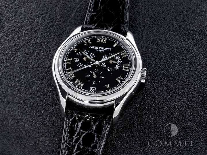 Patek Philippe Annual Calendar Ref. 5035P-001 Platinum Black Dial Used cbnx56ry