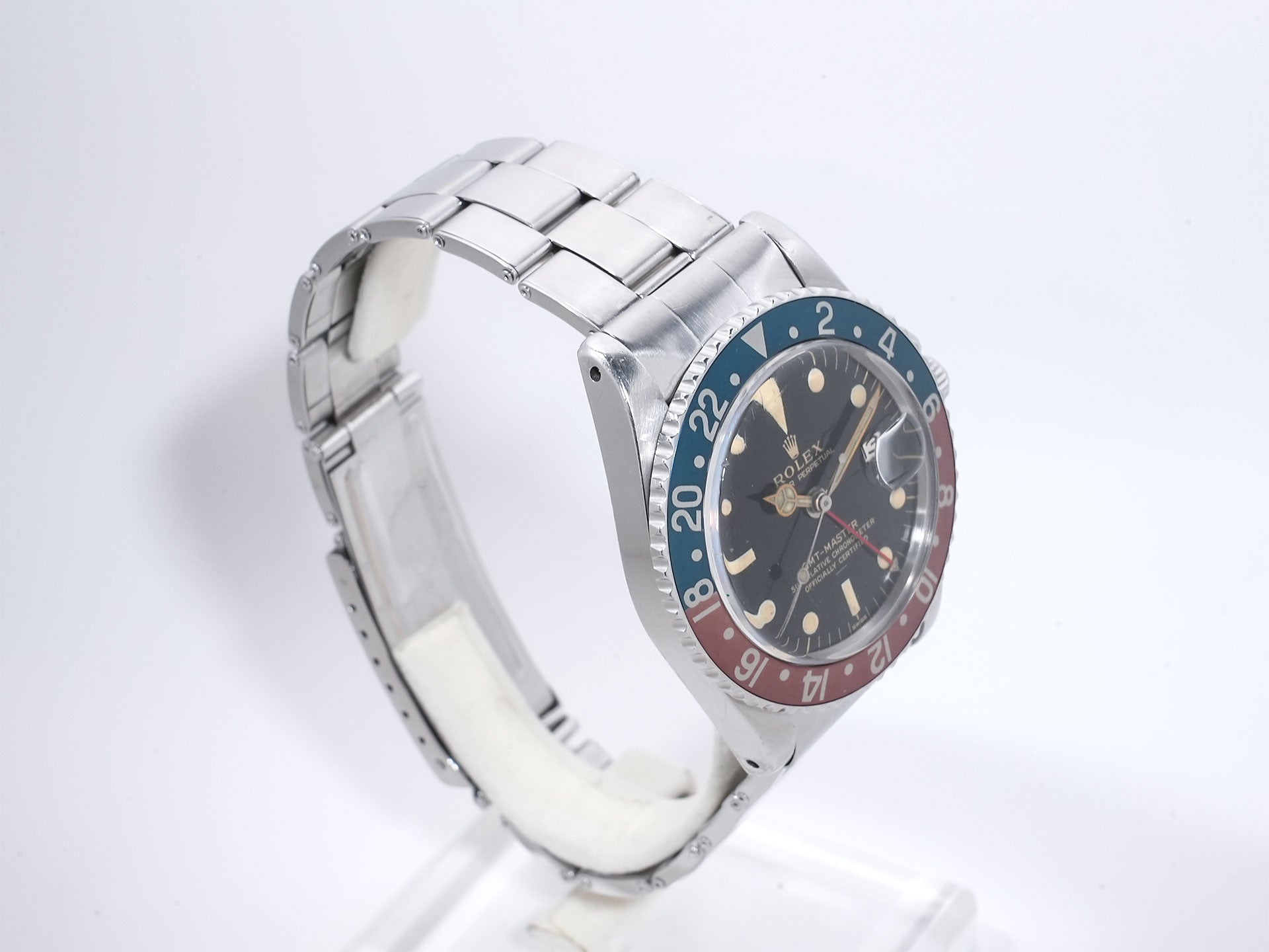 ロレックス GMTマスター Ref.1675 ステンレススチール ブラック文字盤 オイスターブレスレット 中古 yo7b3zwe