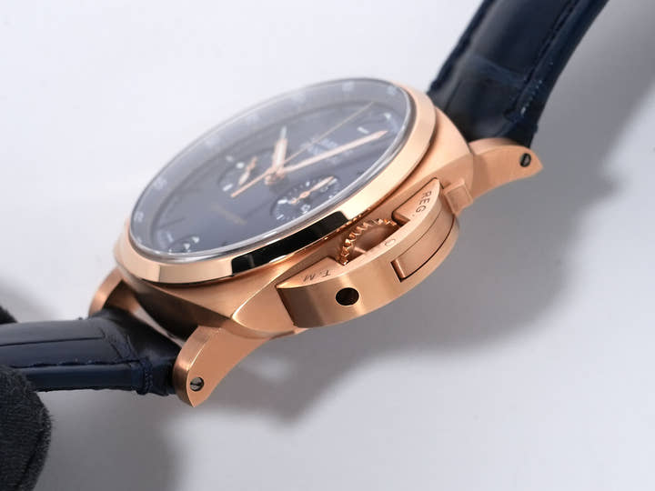 パネライ ルミノールクロノ Ref.PAM01111 パネライゴールドテック ブルー文字盤 美品 e6yhtbco