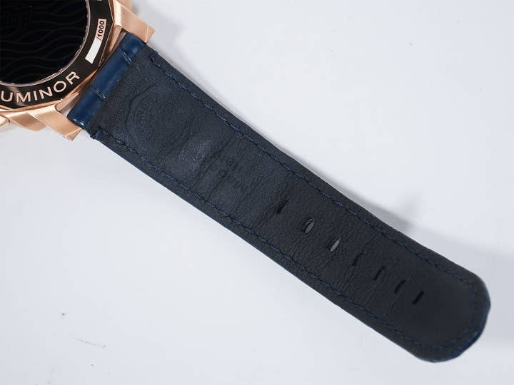 パネライ ルミノールクロノ Ref.PAM01111 パネライゴールドテック ブルー文字盤 美品 e6yhtbco