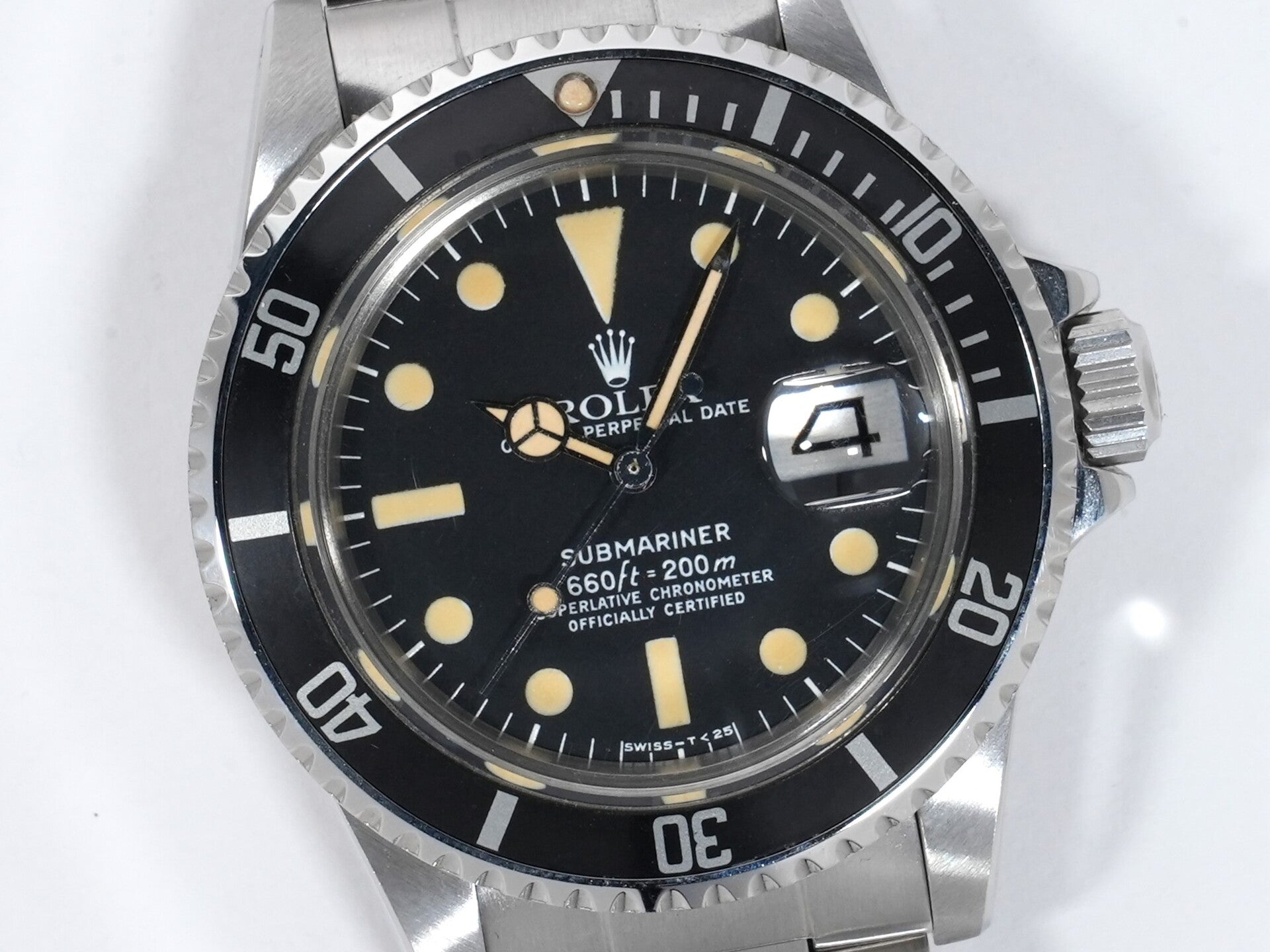 Rolex Submariner Date Ref.1680 Stainless Steel Black Dial Used 98fburjt