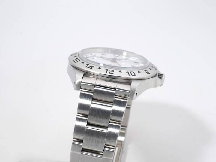 ROLEX Explorer II Ref.16570 Stainless Steel White Dial Oyster Bracelet Used id6ivgbs