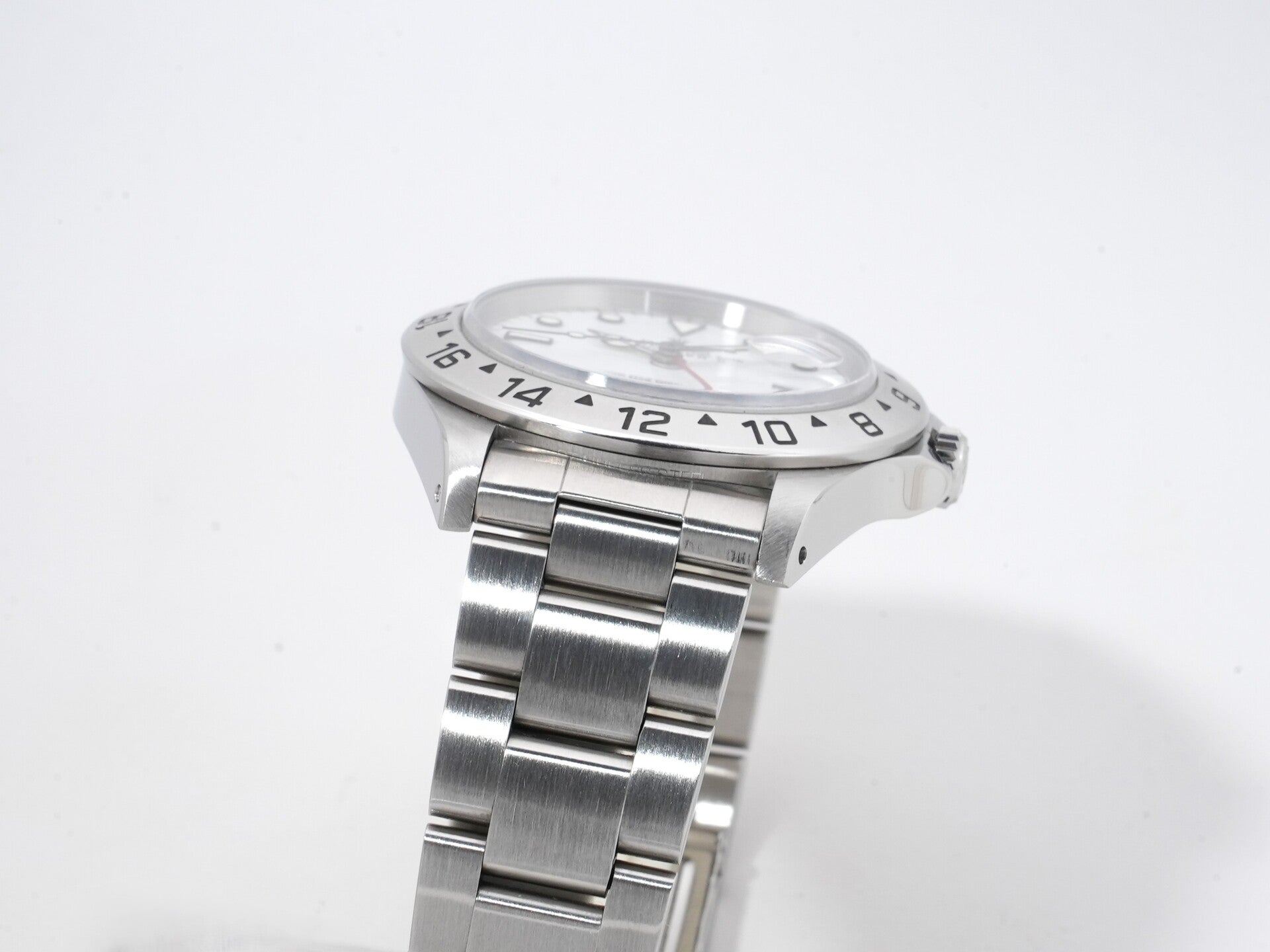 ROLEX Explorer II Ref.16570 Stainless Steel White Dial Oyster Bracelet Used id6ivgbs