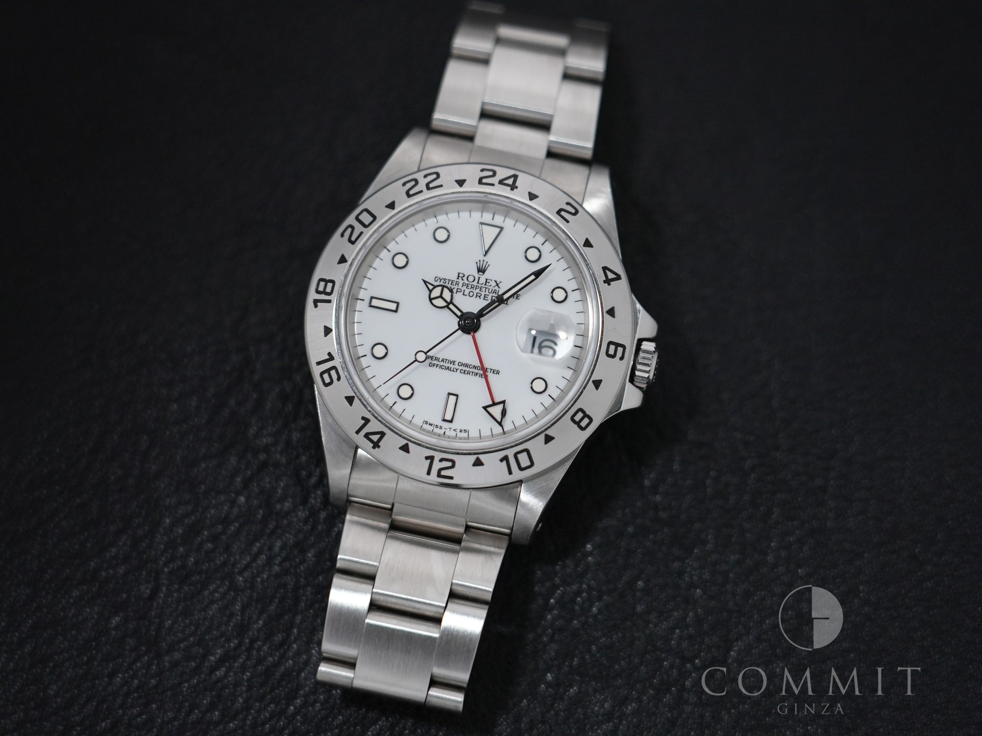 ROLEX Explorer II Ref.16570 Stainless Steel White Dial Oyster Bracelet Used id6ivgbs