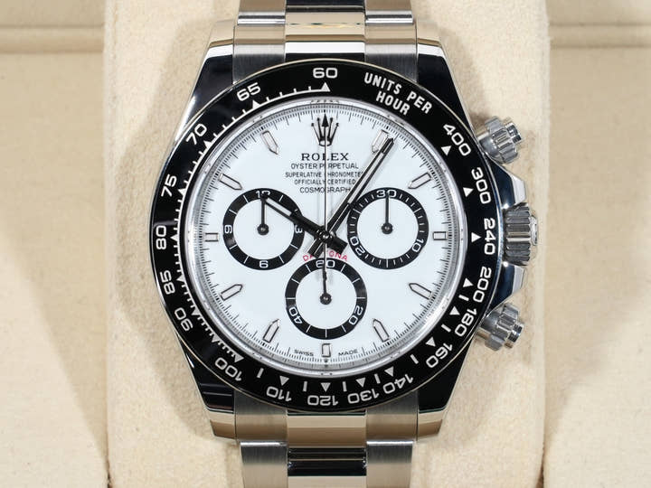 ROLEX Daytona Ref.126500LN Stainless Steel White Dial Excellent Condition av8j9c5o