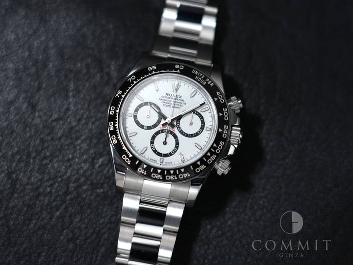 ROLEX Daytona Ref.126500LN Stainless Steel White Dial Excellent Condition av8j9c5o