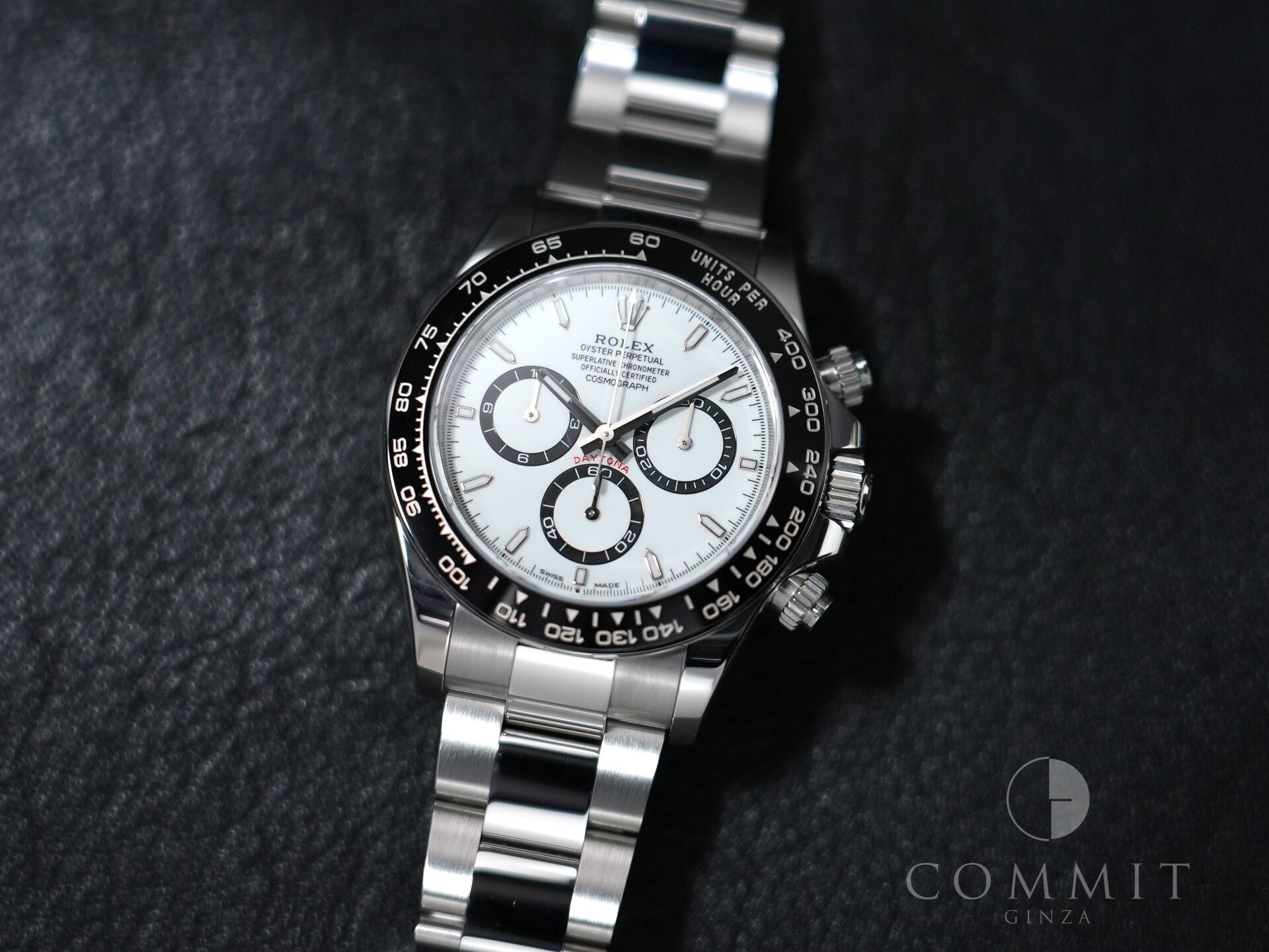 ROLEX Daytona Ref.126500LN Stainless Steel White Dial Excellent Condition av8j9c5o