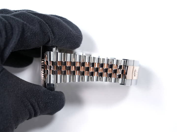 Rolex Datejust 41 Ref. 126331 Stainless Steel/Everose Gold Slate Roman Dial Jubilee Bracelet Used fhujomwu