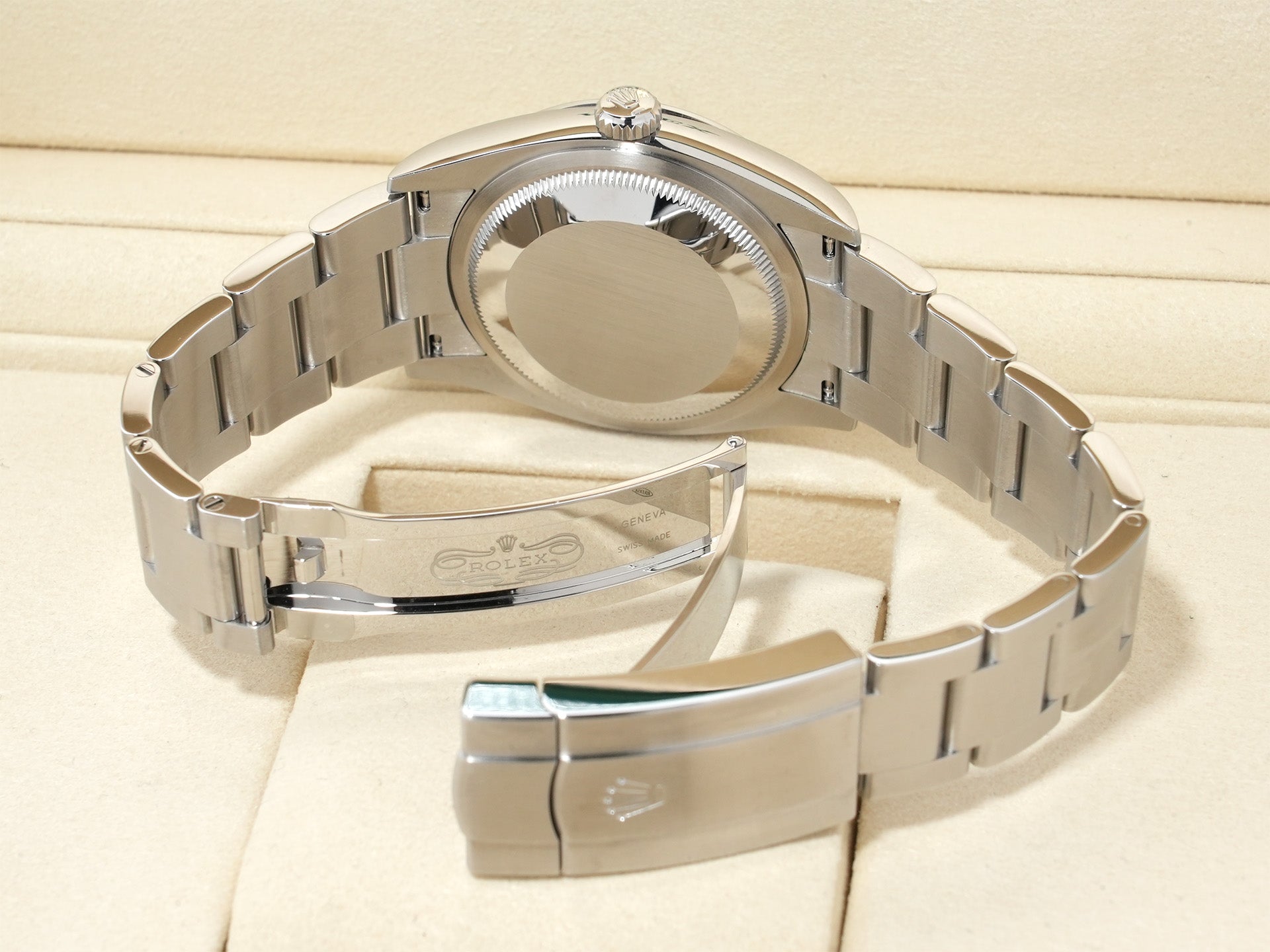Rolex Oyster Perpetual 36 Ref. 126000 Stainless Steel Turquoise Dial Excellent Condition eugjz9hr